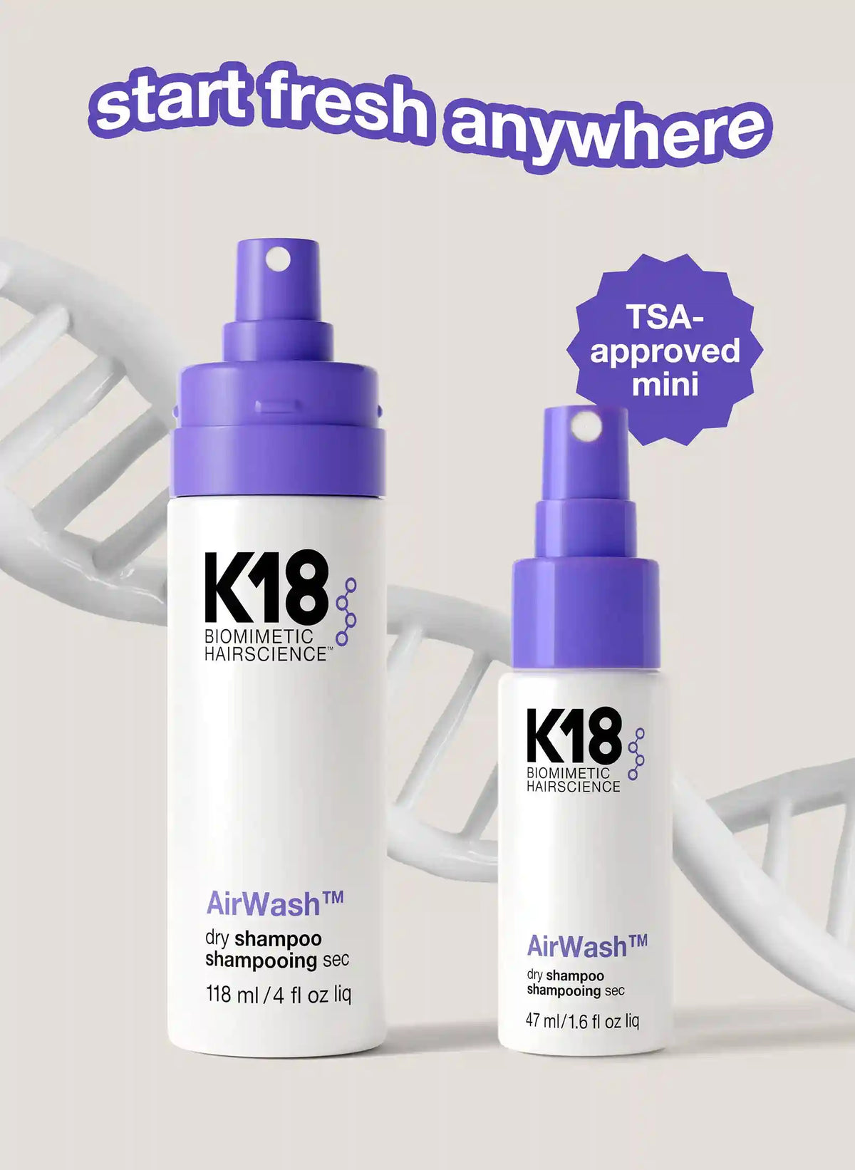 Mini AirWash™ dry shampoo